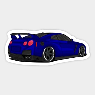 GTR NAVY Sticker